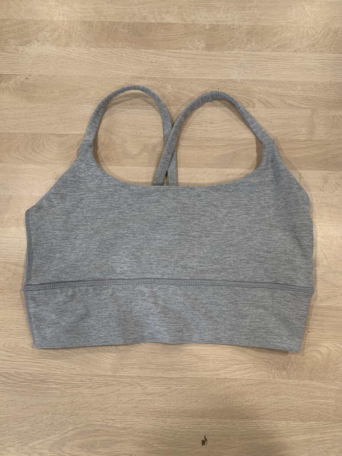 Vuori Womens Small Black Long Line Elevation Sports Bra VW1008 Gray-image