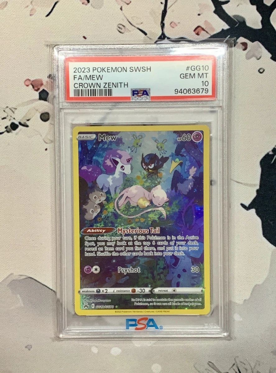 Mew Pokémon TCG Professional Sports Authenticator (PSA) Individual