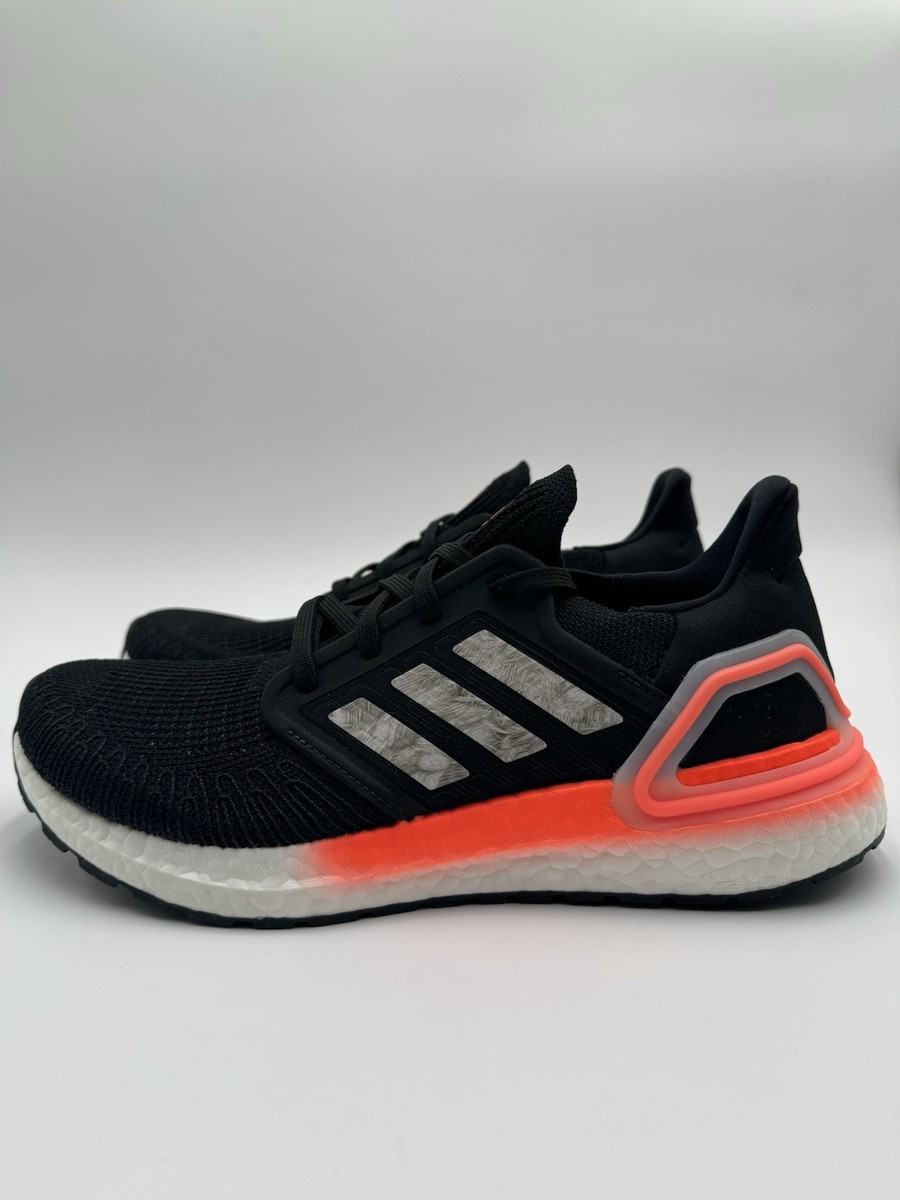 Adidas Men's UltraBoost 20 Running Size Signal Coral Black