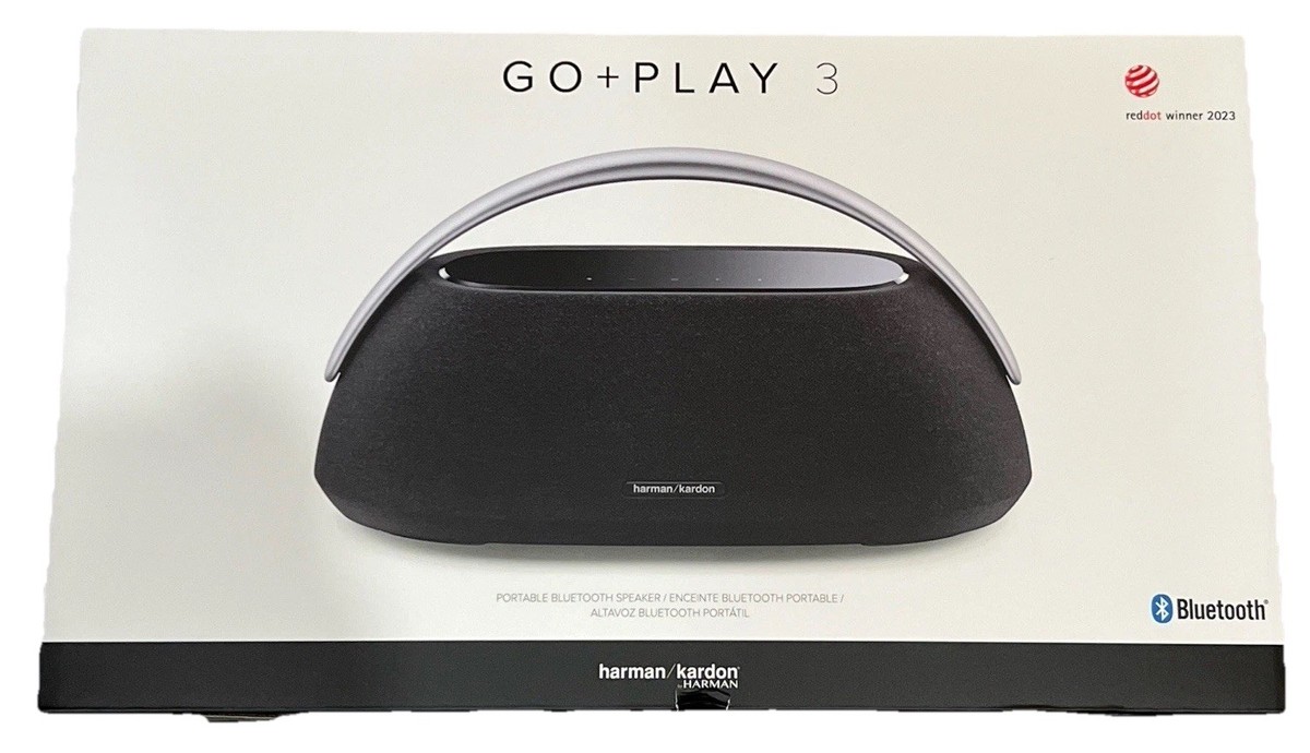 Harman Kardon Go + Play 3 Portable Bluetooth Speaker, Black | eBay
