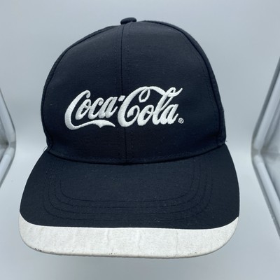 Coca Cola Black Baseball Hat Cap Adjustable Hook Loop Coke | eBay