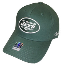 New York Jets Green Flex Fit Reebok Hat - Osfa