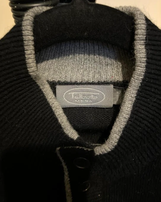 Men's TALBOTS Long Sleeve Cotton-Blend 4 Button SWEATER - Sz XL - Excell Cond - Image 3 of 4