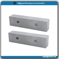 1 Pair Aluminum Soft Jaws 8  2  1.5" Reversible Machined For 6" Milling Vise