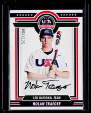 2022 Panini Stars & Stripes *Nolan Traeger **Card #15US-NT** #'d /125 AUTO (RC)