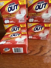 Iron Out Automatic Toilet Bowl Cleaner Rust Prevention Tablets 6 Count