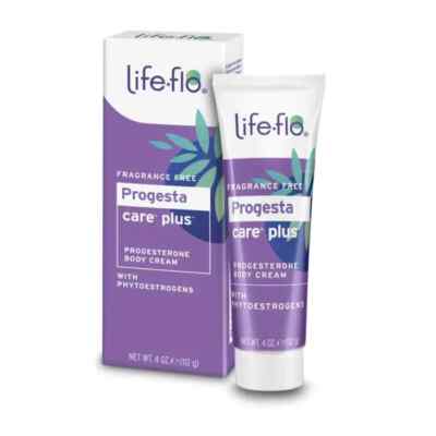 Life-Flo Progesta-Care Plus Körpercreme 4 Unzen - Hormonhaushalt Unterstützung EXP 04/26