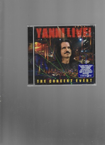 YANNI Live! The Concert Event CD/DVD (2006) Image New - 第 1/2 張圖片