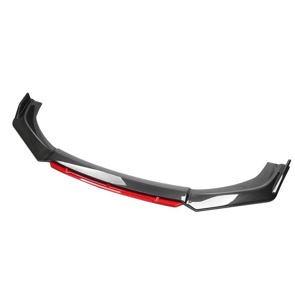 For Buick Lacrosse Front Bumper Lip Spoiler Splitter Diffuser Carbon Fiber Red Foto 3 de 4