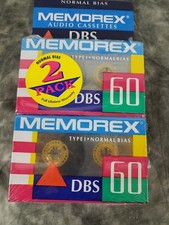 Audio Cassettes Memorex 2 Pack 60 Minutes