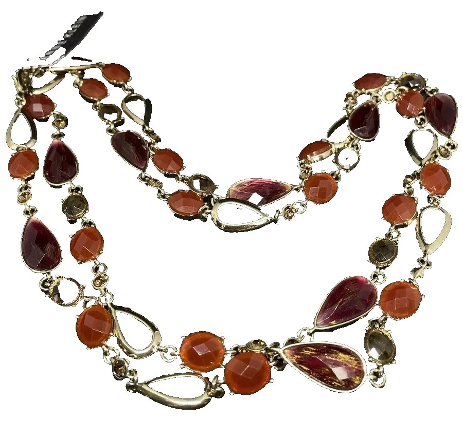 Vidrio Cristal Anne Klein Moda Collares y Colgantes