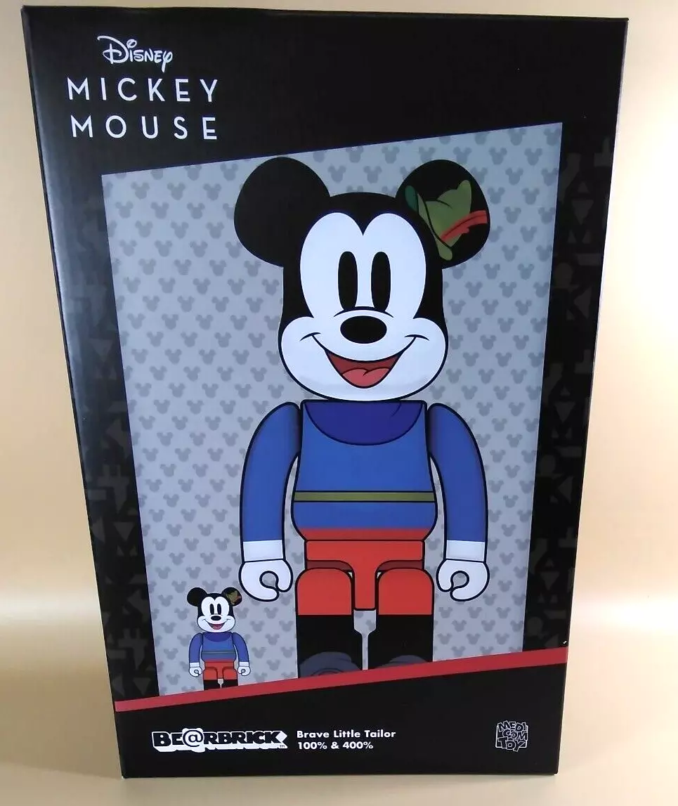 MEDICOM TOY BE@RBRICK Brave Little Tailor 100%&400% ディズニー