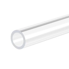 Acrylic Pipe Rigid Round Tube Clear 9mm 3/8" ID 12mm 1/2" OD 305mm 12" 