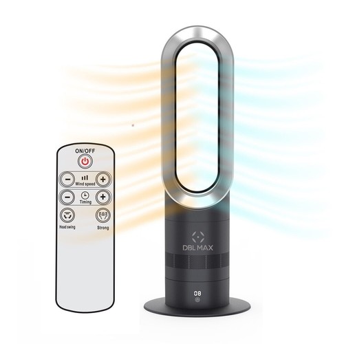 DBL MAX PRO M Bladeless Tower Fan (Heater & Cooler) Grey & Silver eBay