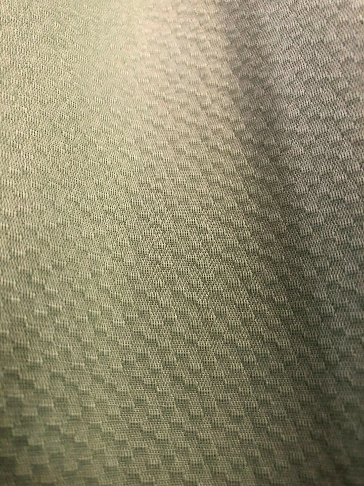 1 pr nuevo personalizado med. Cortinas plisadas verde tejido sedoso mezcla algodón forradas 89" Foto 4 de 4