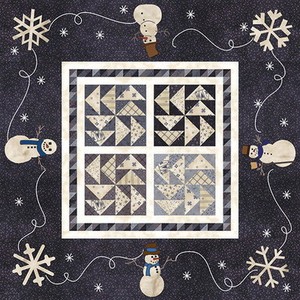photo Snowman Gatherings Fabric ebay