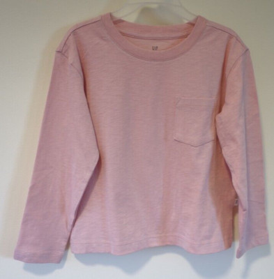 NWT Gap Kids Pink Pocket Top Girl's Size XS / 4-5