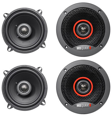 (4) MB QUART FKB113 5.25'' 180 Watt Car Audio Coaxial Speakers