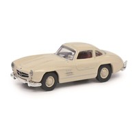 Mercedes 300SL 1/87 Beige Schuco Modellauto Druckguss 452639300