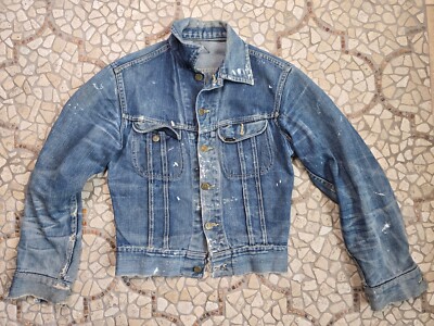 Vintage 50s 60s H. D. Lee Riders 101 J Denim Jacket made in