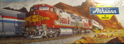 Athearn H0 USA LEERVERPACKUNG Santa Fe Nur Verpackung
