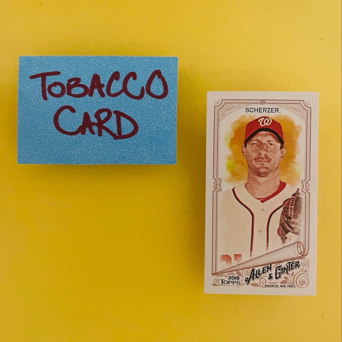 2018 Topps Allen & Ginter #40 Max Scherzer A&G Back