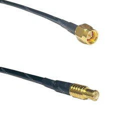 USA-CA RG174 SMA MALE to MCX MALE Coaxial RF Pigtail Cable
