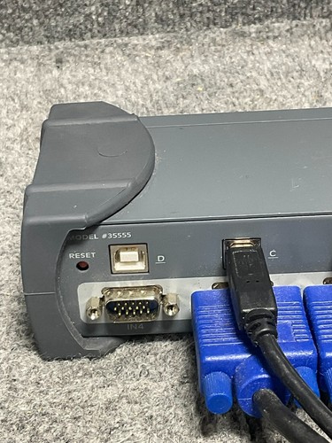 C2G 35555 4-Port USB KVM Switch 🎛️ Gray, w/ Wires ✅ - 第 8/13 張圖片