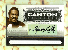 LEROY KELLY 2006 DONRUSS CANTON CLASSICS AUTOGRAPH AUTO #'D /44 NFL HOF BROWNS