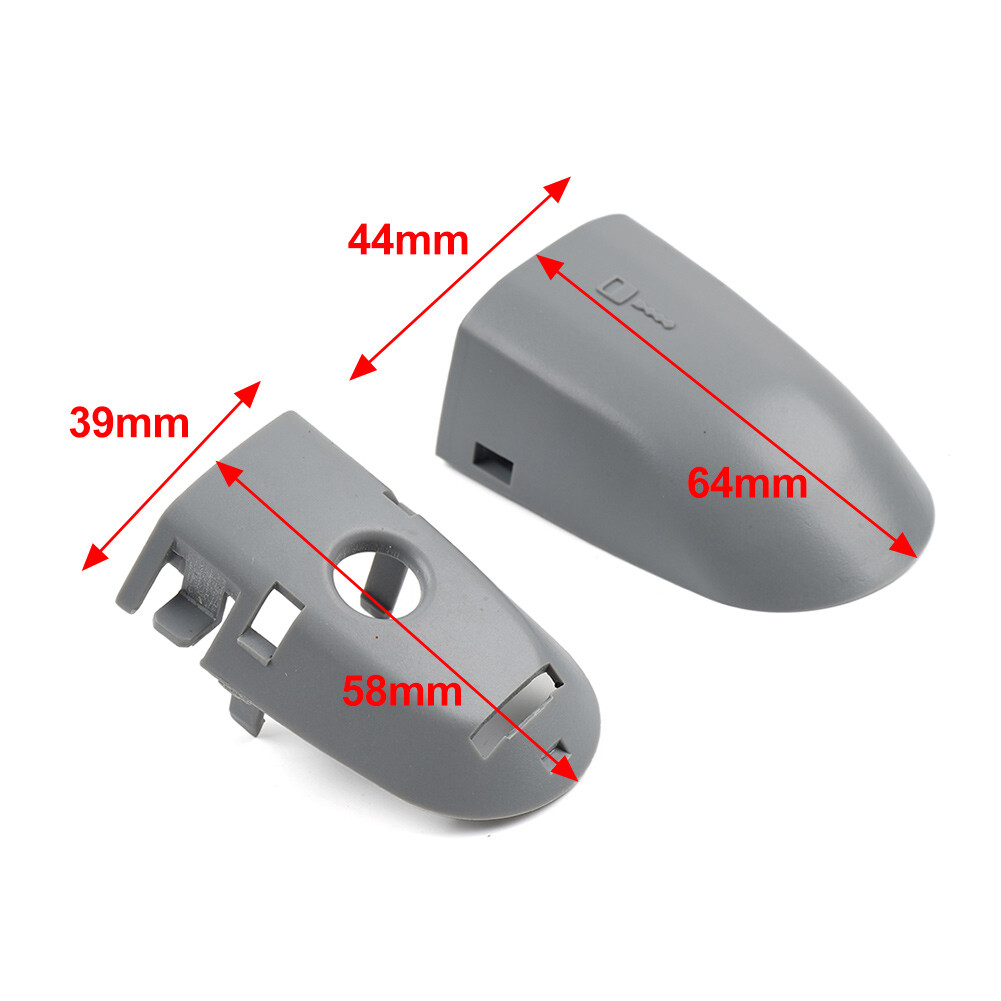 Exterior Side Door Handle Cover Cap For Jaguar XK XF XFR XKR XKR-S