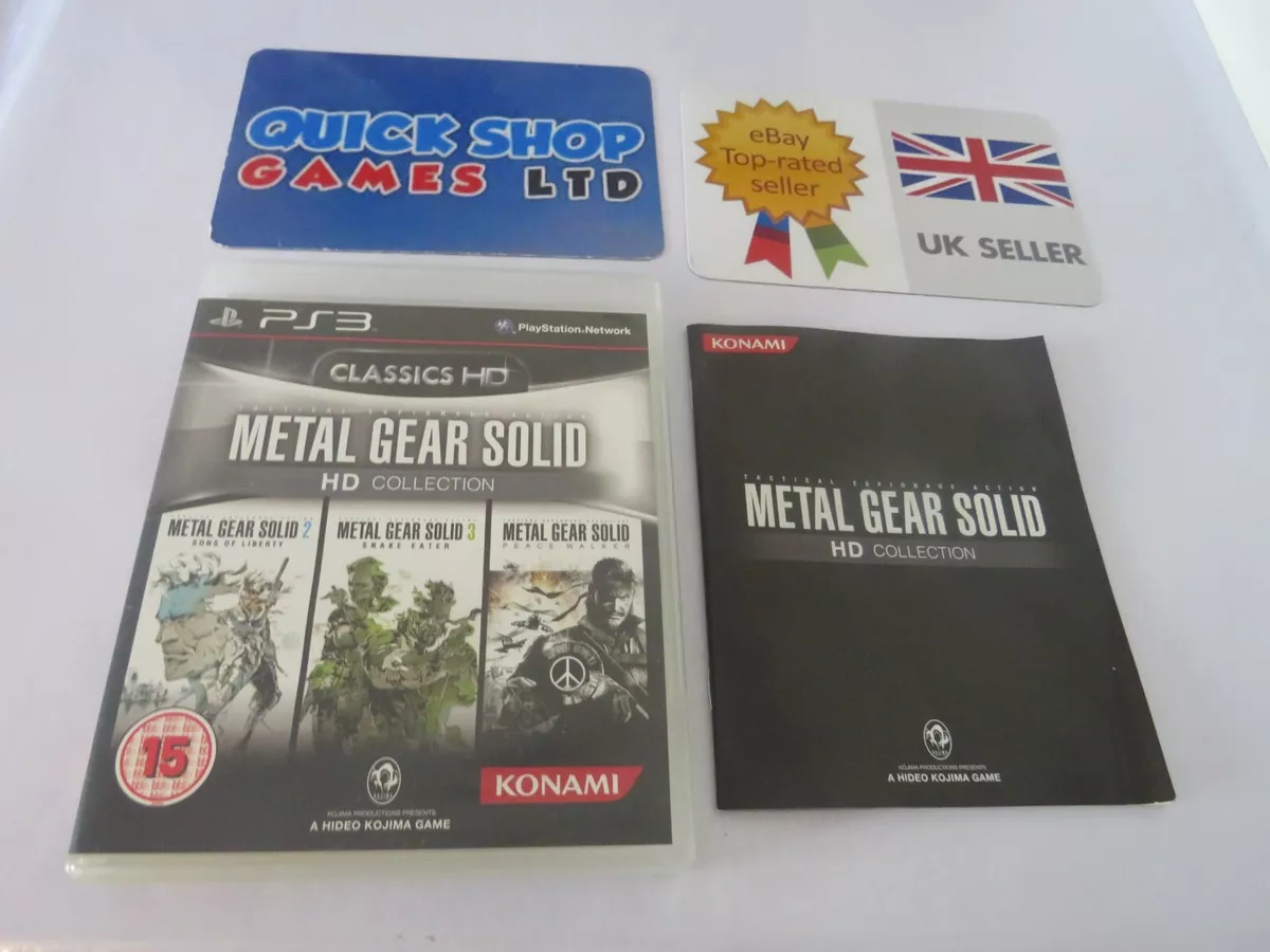 Metal gear hd store collection ps3