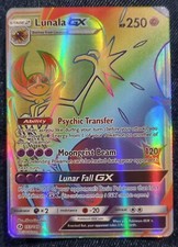 Pokemon Karte- Lunala GX 153/149, Lunar Fall GX, Rainbow