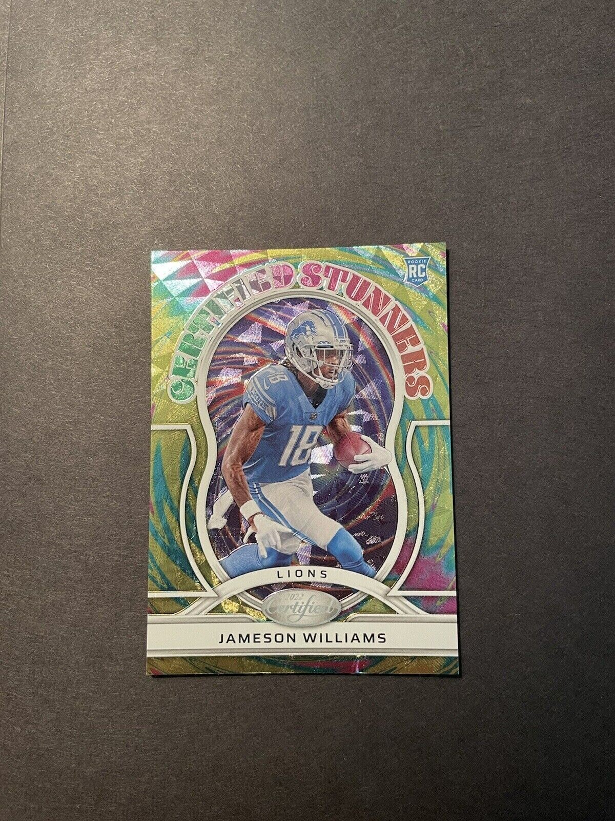 2022 Panini Certified Certified Stunners Jameson Williams RC - CASE HIT