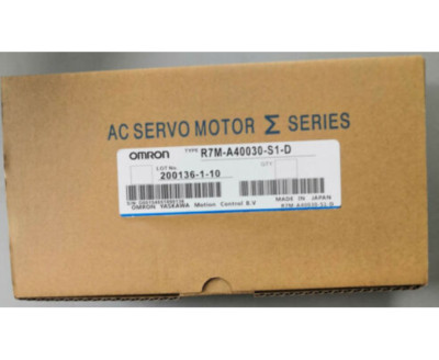 1PC OMRON R7M-A40030-S1-D Servo Motor R7MA40030S1D New In Box