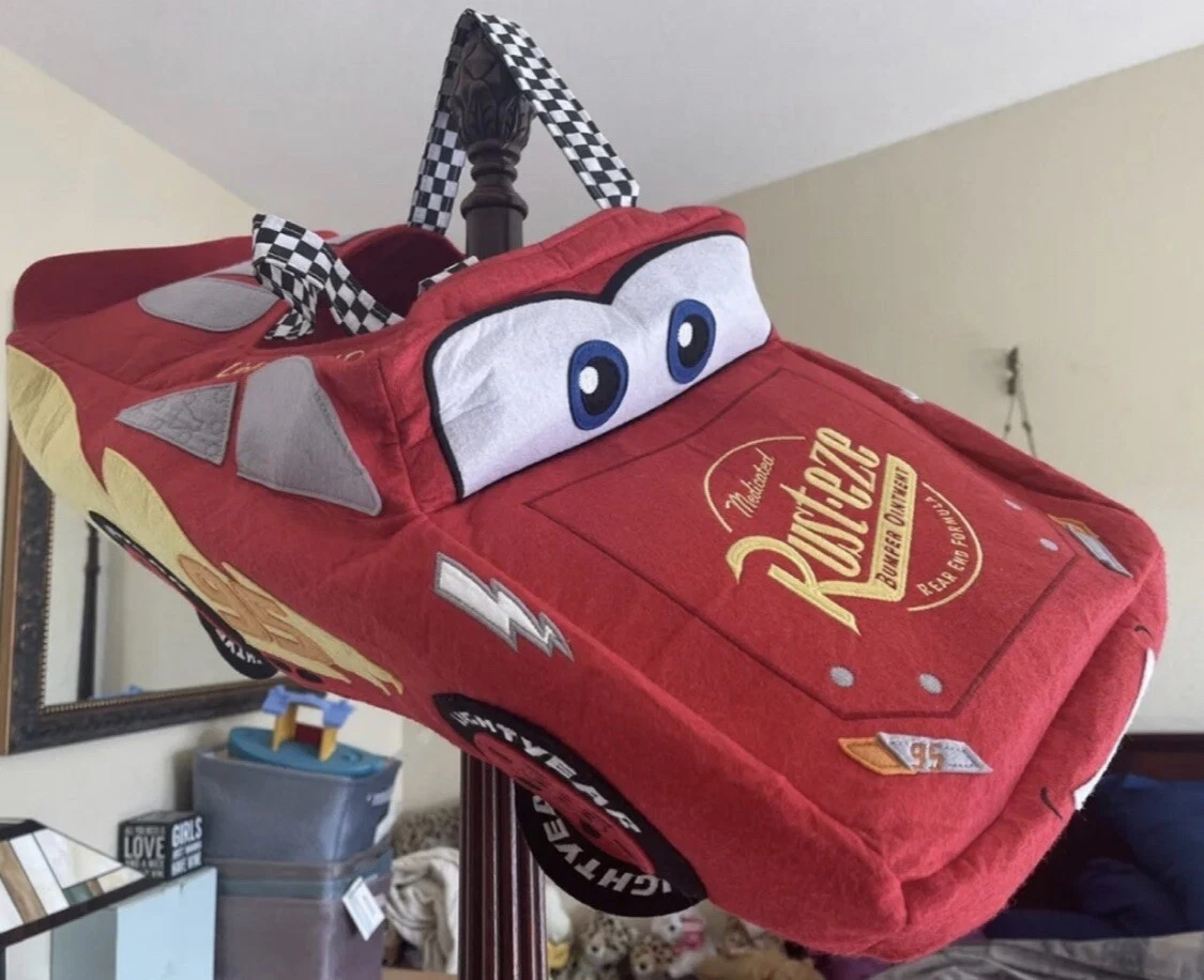 Pottery Barn Kids Lightning McQueen Cars 3D Costume Disney Pixar