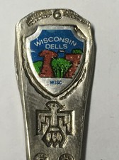 Vintage Souvenir Spoon US Collectible Wisconsin Dells