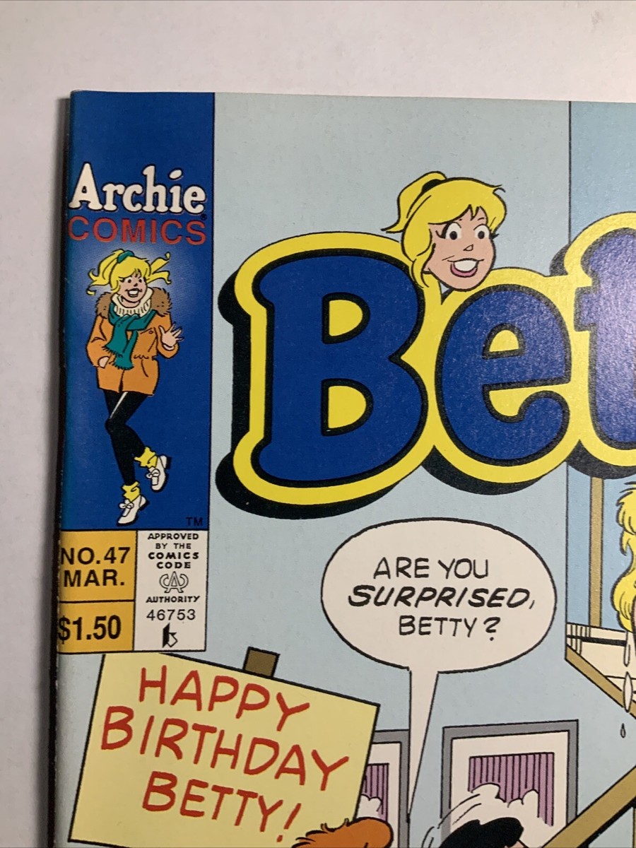 Betty #47 VF/NM Newsstand 1996 Archie Comics Happy Birthday Betty