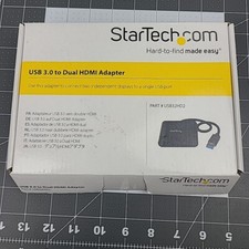 StarTech USB 3.0 to Dual HDMI Adapter - USB32...