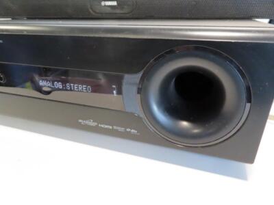 YAHAMA SUBWOOFER INTEGRATED RECEIVER SR-300 W/ NS-BR300 | eBay