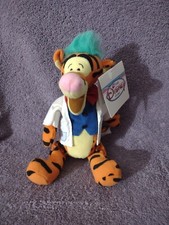 Disney Store Mad Scientist Tigger 9" Stuffed Plush Bean Bag w/ New Tags