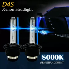 D4S HID Headlight Bulbs Replace HID Xenon Conversion 8000K Ultra bright White