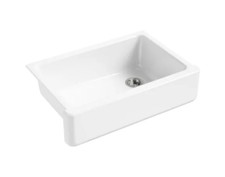 NEW Kohler K-5827-0 #L26 Whitehaven 32-11-16" Self-Trimming Farmhouse Single Bas