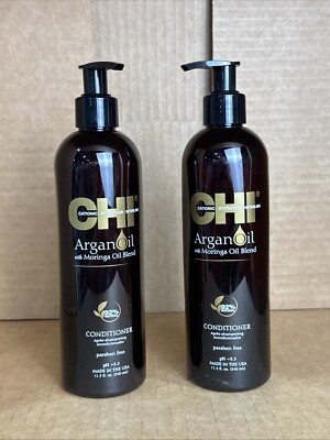 CHI Argan Oil Plus Moringa Oil Conditioner 11.5oz (Pack of 2)