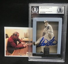 Steve Stone Orioles White Sox Autographed Signed 2005 Donruss Card Beckett Cert