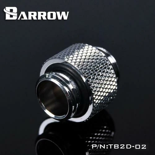 Barrow G1/4 Male to 10mm G1/4 Male Extender - Shiny Silver
