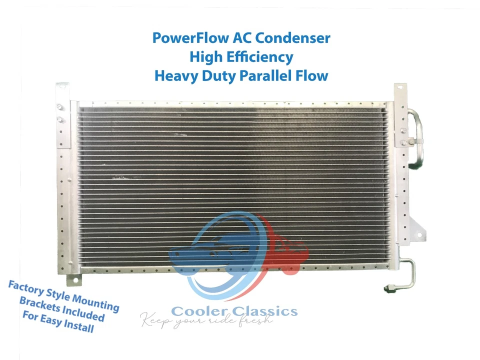 Condensador 69 Chevy Chevelle SS NOMAD El Camino Powerflow CA OE 39137140 AC1500PF Foto 3 de 4