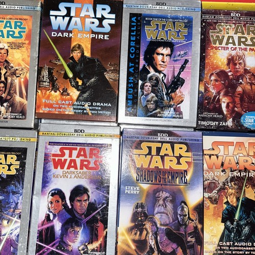 Lot of 34 Star Wars Audiobooks BDD Audio Cassette Tapes Tons Of These. - Picture 7 of 16