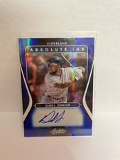Daniel Johnson - 2022 Panini Absolute Baseball - Absolute Ink - 12/75 - Mint