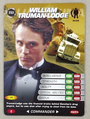 1 x 007 Spy Karte # 253 William Truman-Lodge - Anthony Starke