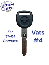 97-04 CHEVROLET CORVETTE VATS IGNITION CHIP KEY NEW OEM #4 OHMS-0.887k